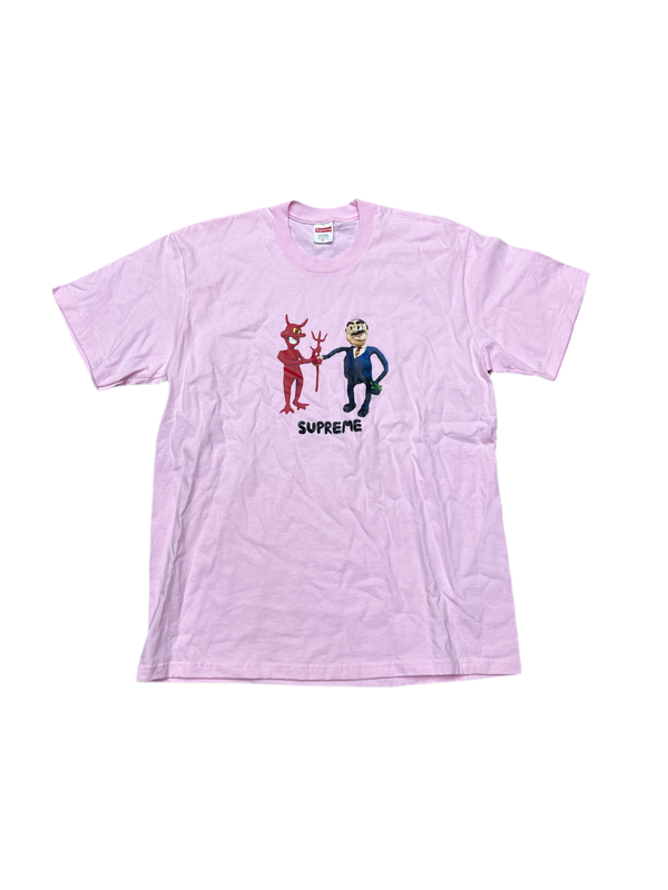 Supreme Business Tee Light Pink