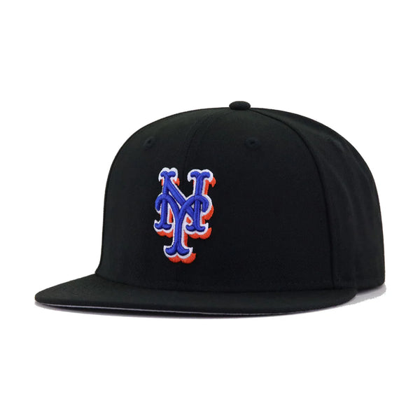 New Era 59Fifty NY Mets Alternate Cooperstown Hat Black