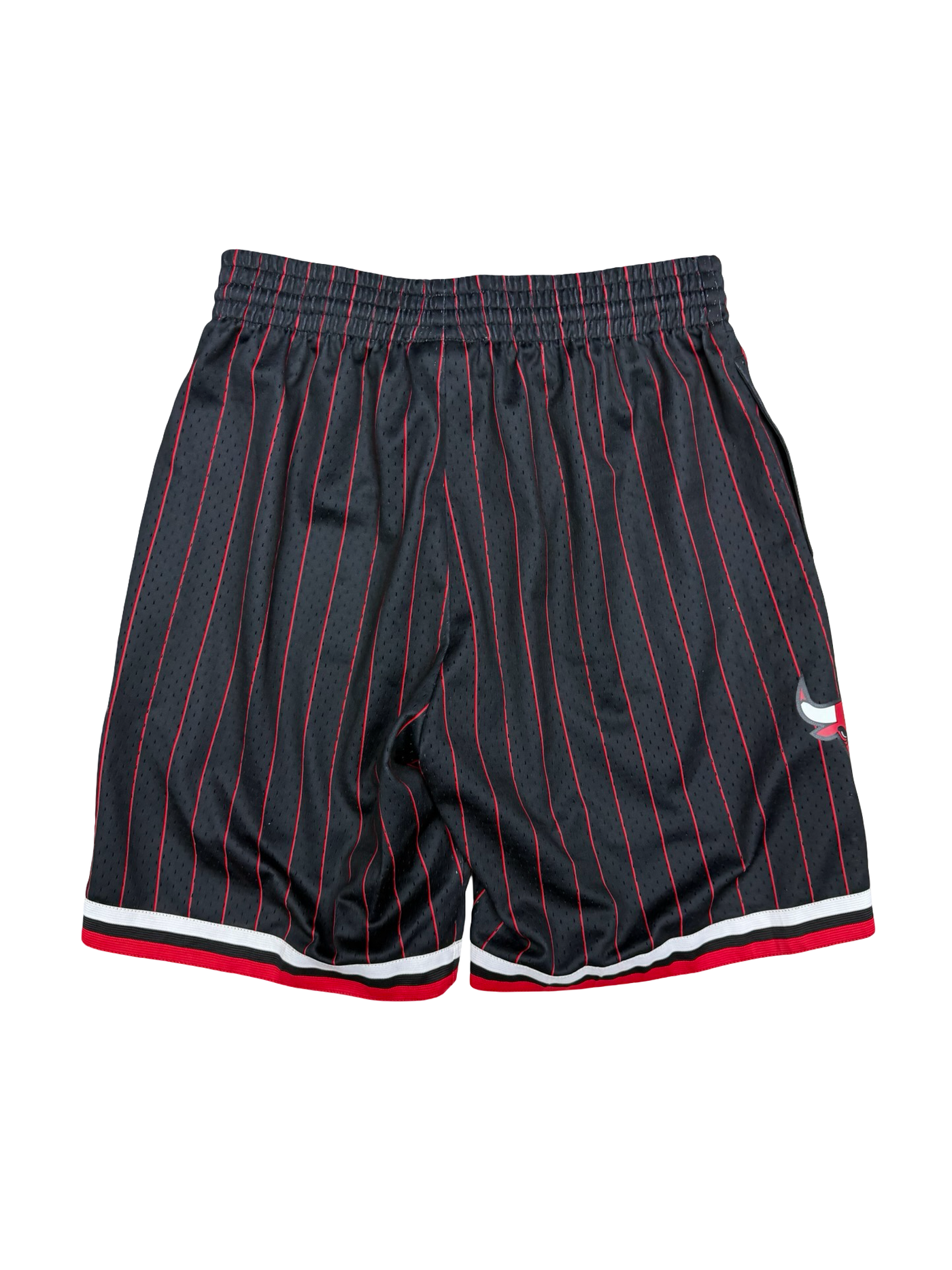 Mitchell and Ness NBA Chicago Bulls Shorts Black Red