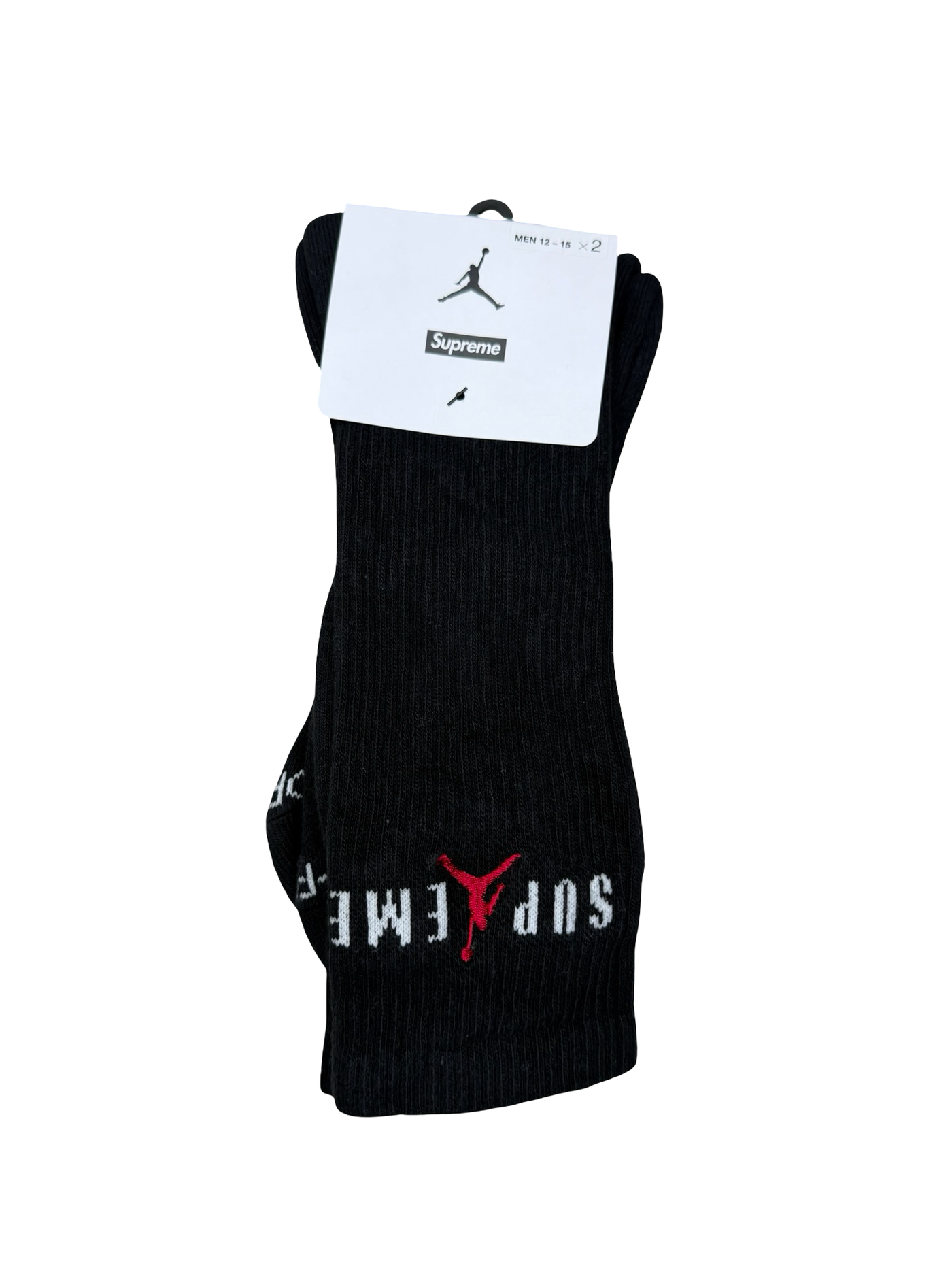 Supreme Jordan Crew Socks Black