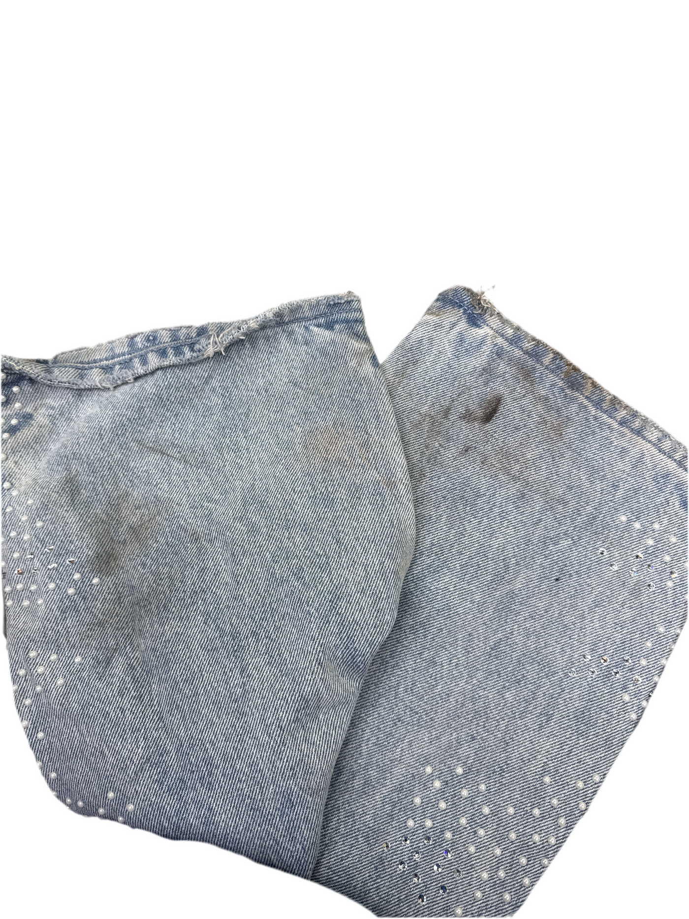 Purpl Rhinestone Pearl Denim Jeans