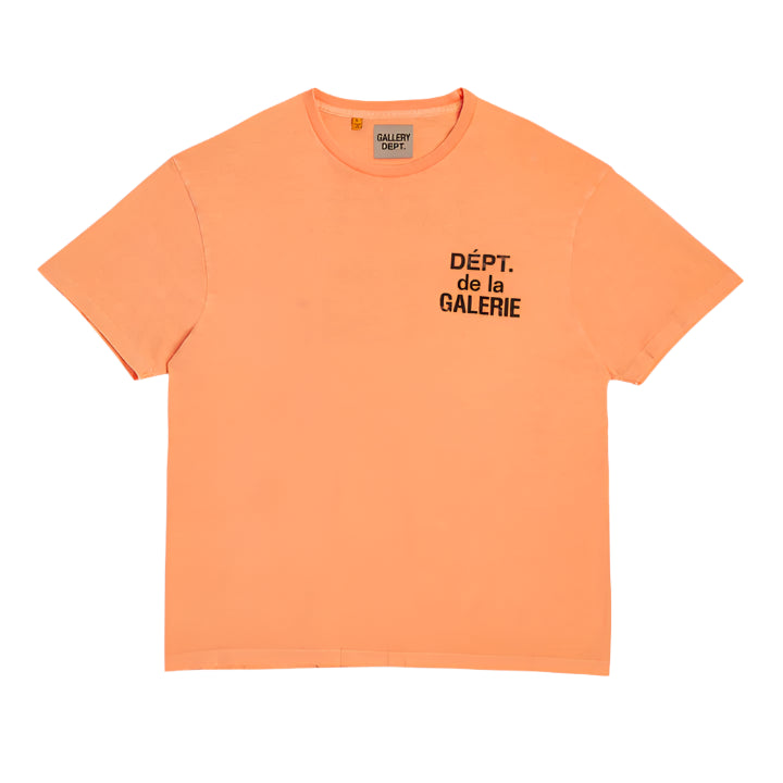 Gallery Dept. French Logo Flo Orange T-Shirt