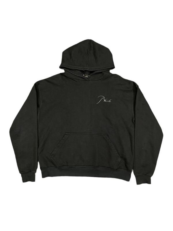 Rhude Black Swan Hoodie Black