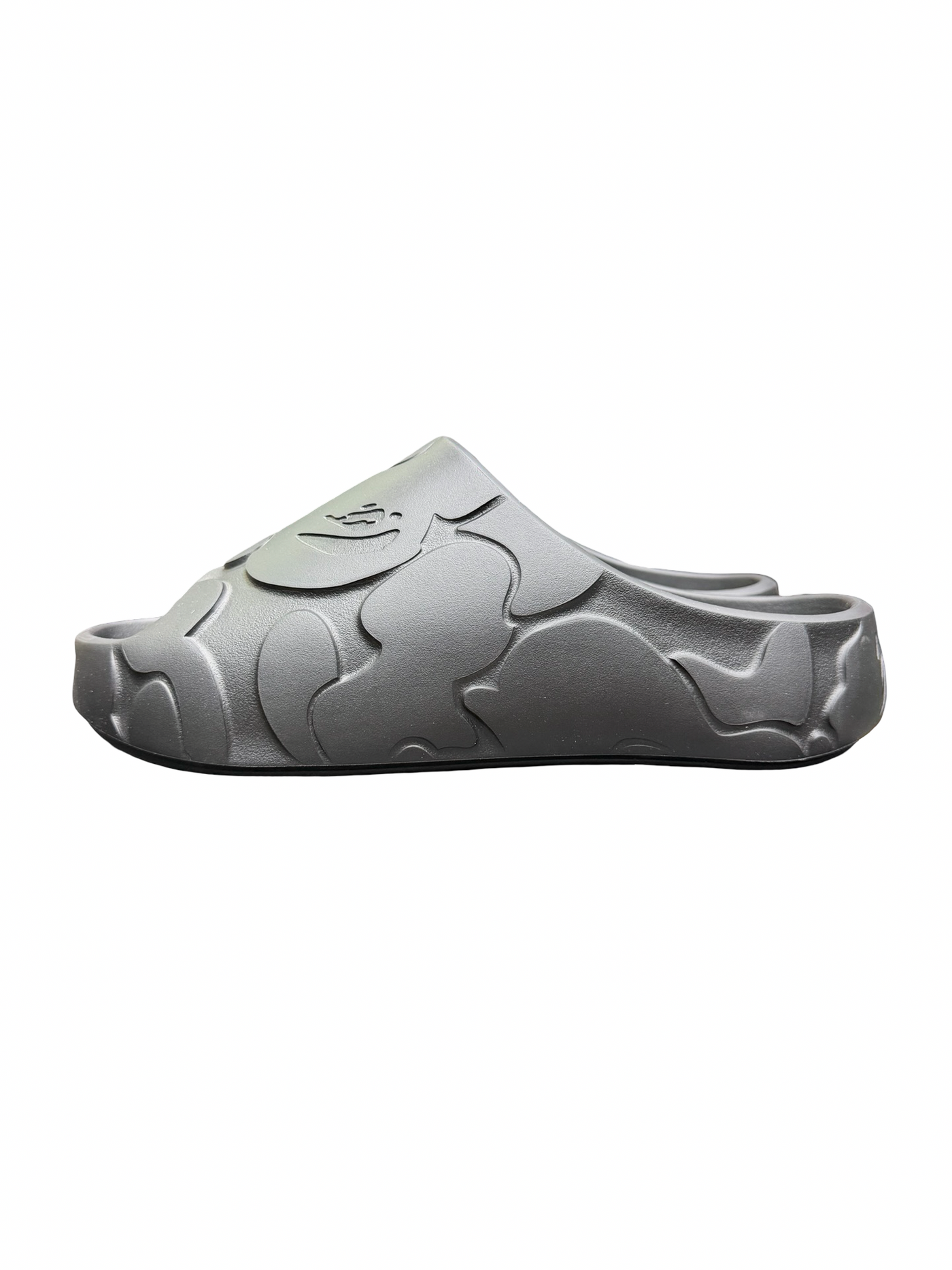 A Bathing Ape Slide #1 Black Solid Camo