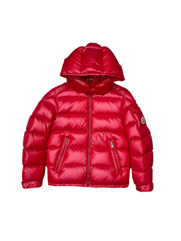 Kids Moncler New Maya Puffer Jacket Red
