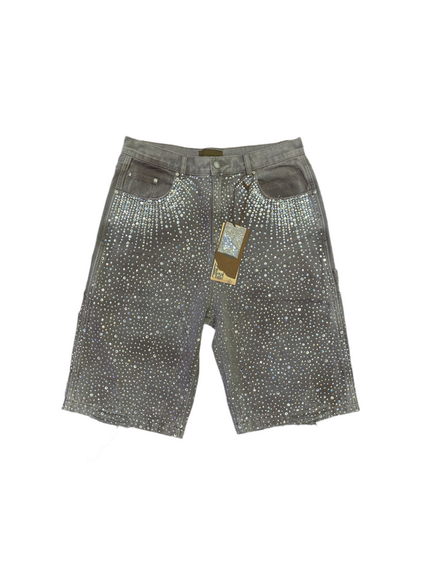 Birth Of A Royal Child Diamond Jean Shorts Brown