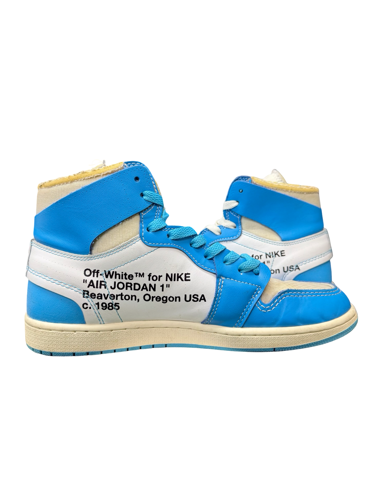 2018 Nike Air Jordan 1 Retro High OG UNC x Off-White