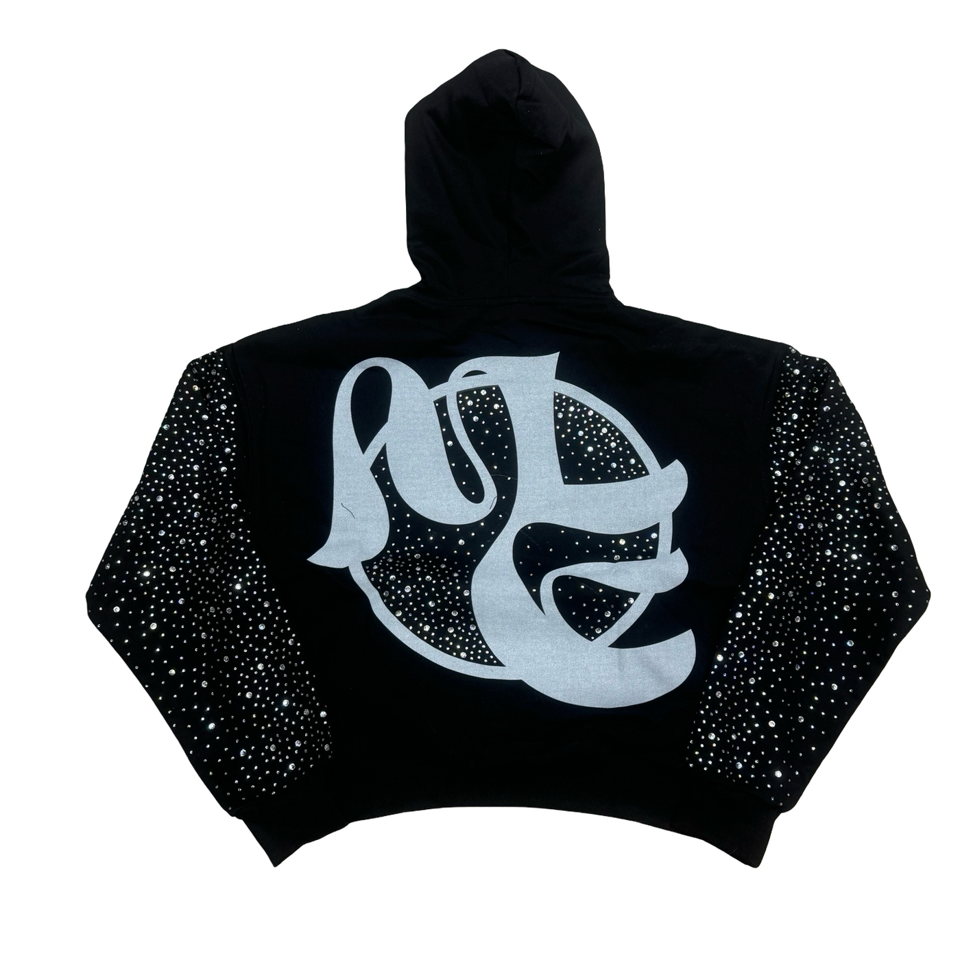 Mixed Emotions Fallen Angels Rhinestone Hoodie