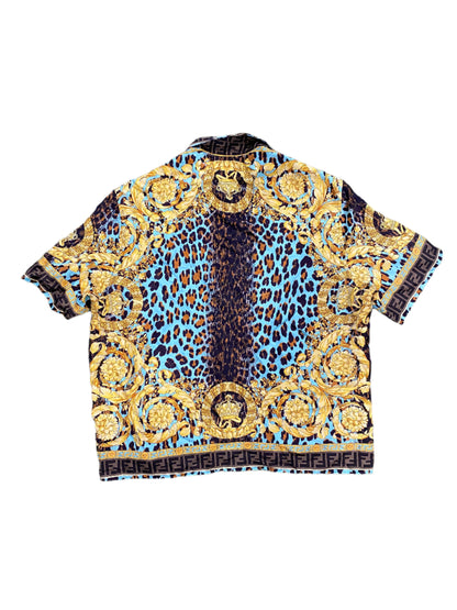 Fendi / Versace Pattern Silk Shirt