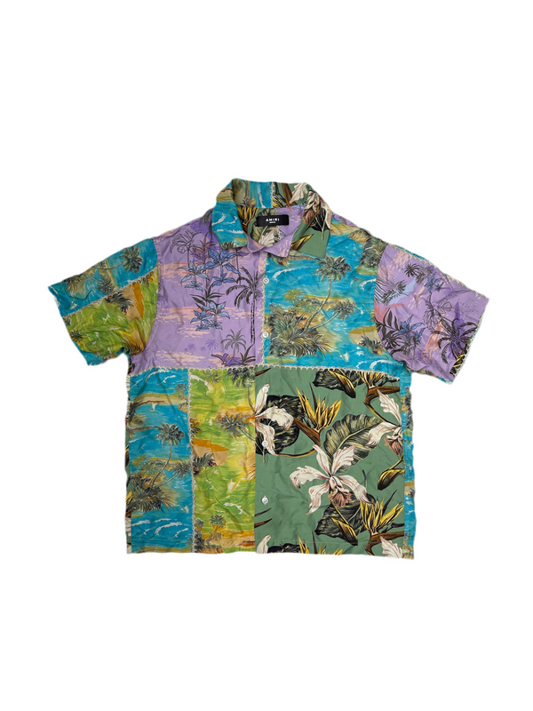 Amiri Hawaiian Patchwork Shirt