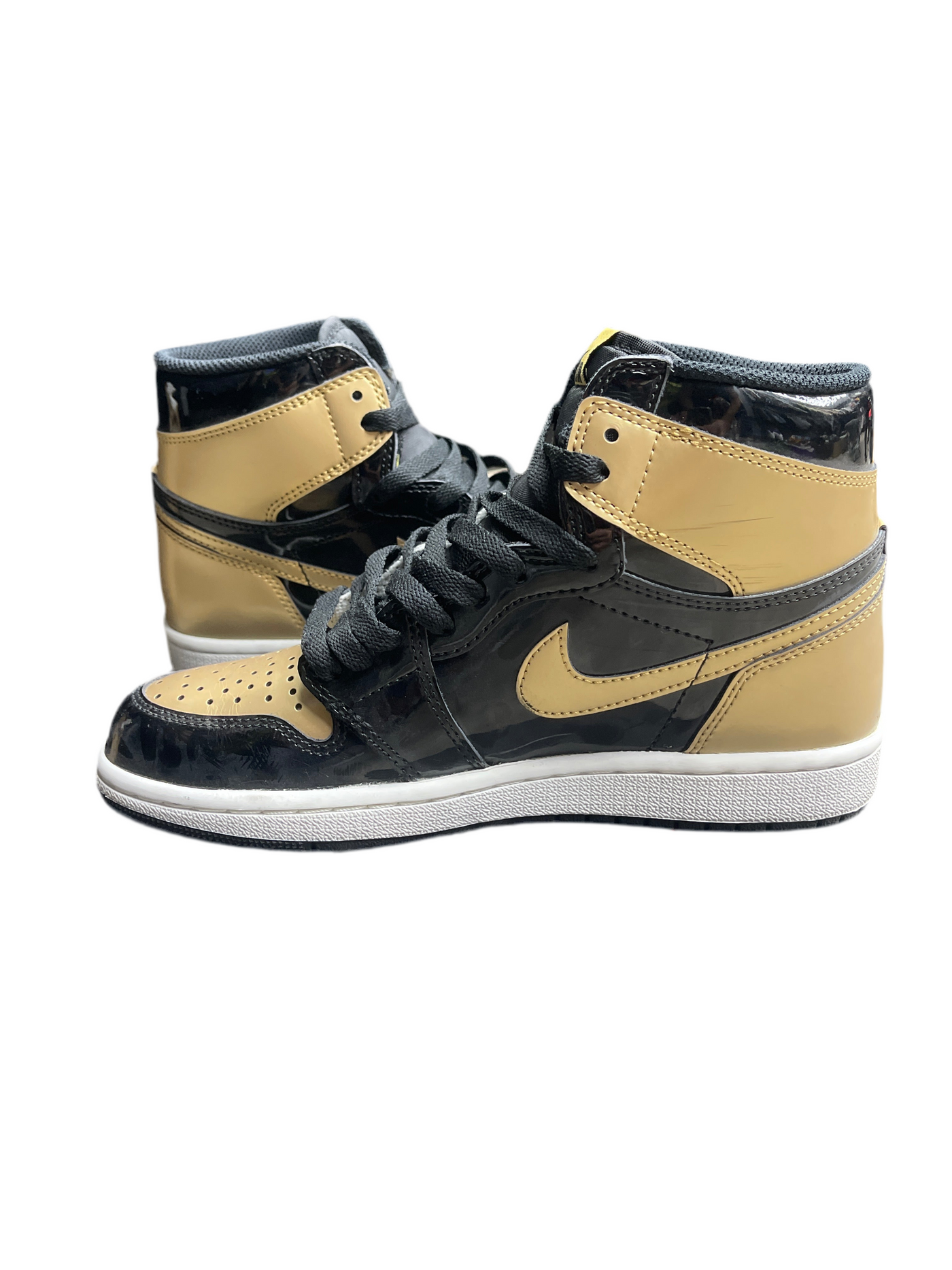 Nike Air Jordan 1 Retro High NRG Patent Gold Toe