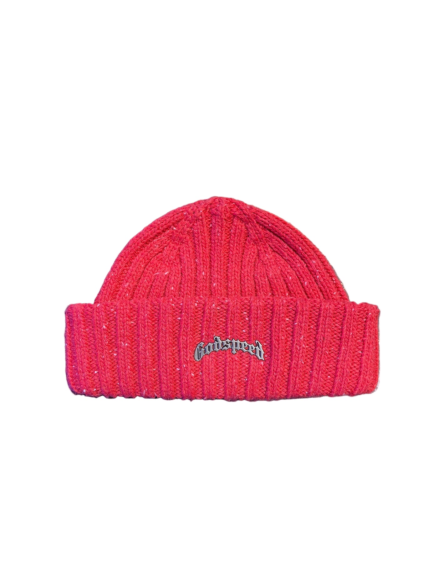 Godspeed Beanie Red Speckle Emblem