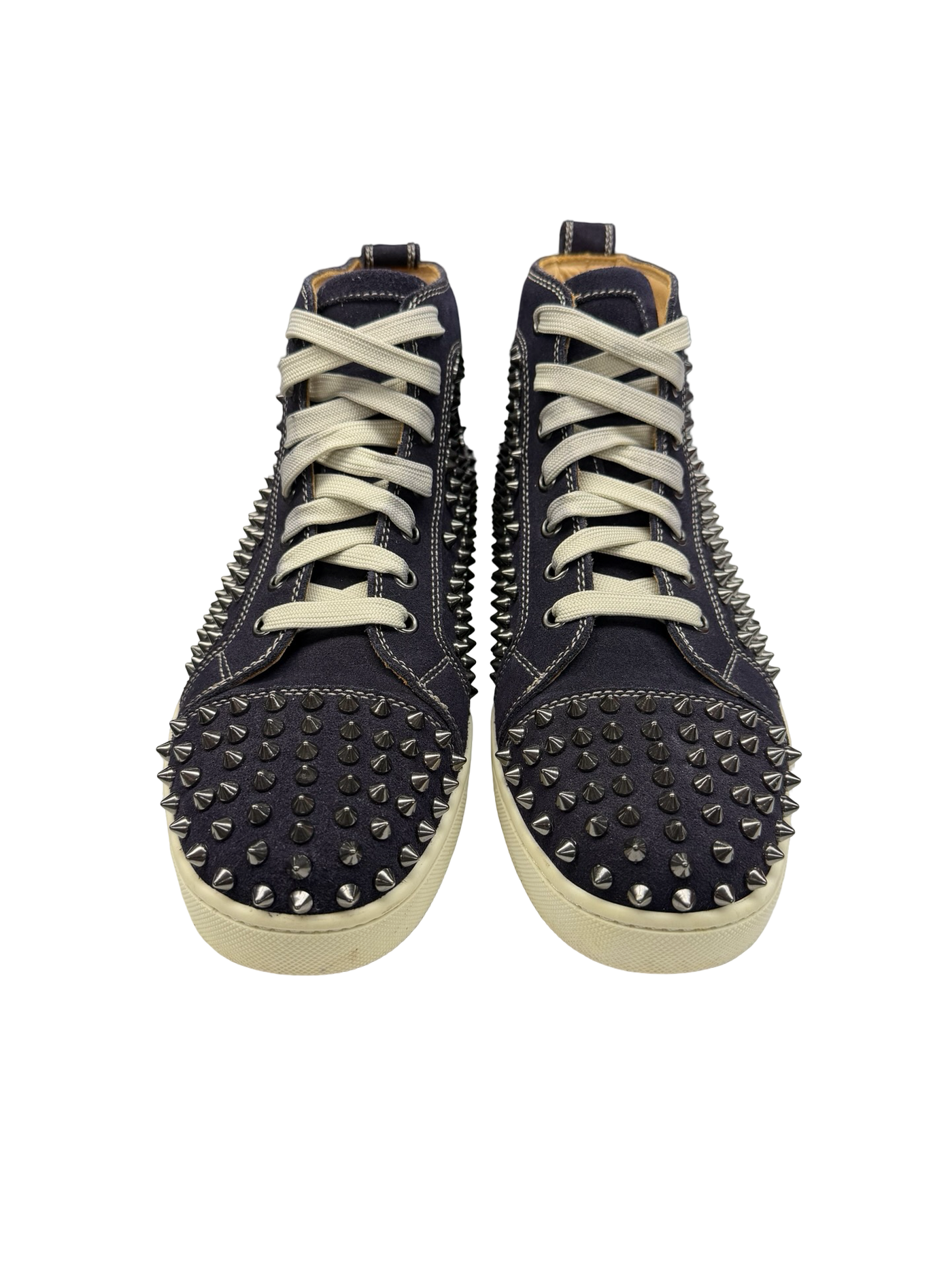 Christian Louboutin Mid Top Spiked Sneakers