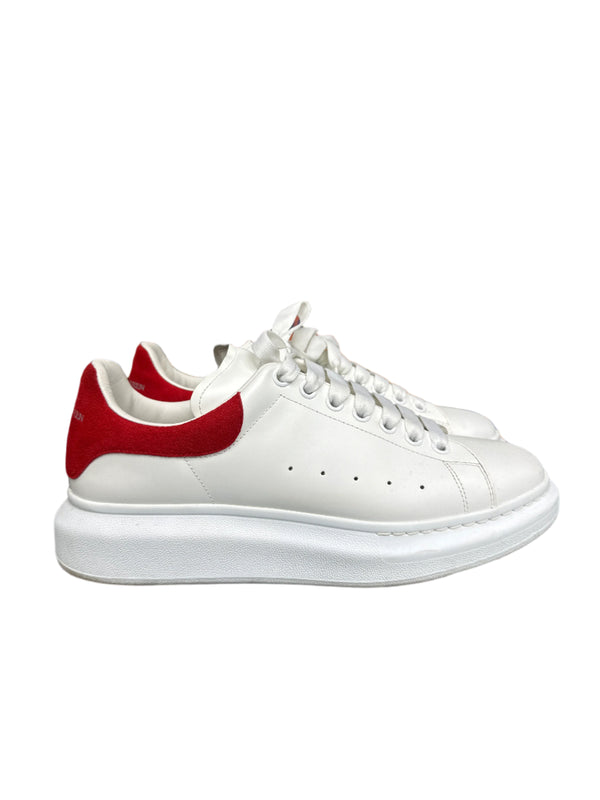 Alexander McQueen Oversized White and Red Sneakers