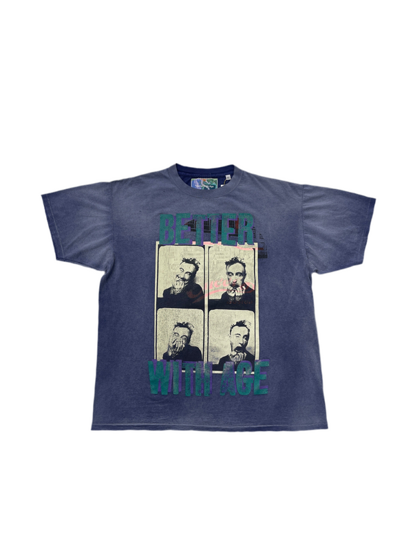 Better With Age Weirdo Tee Navy Wash