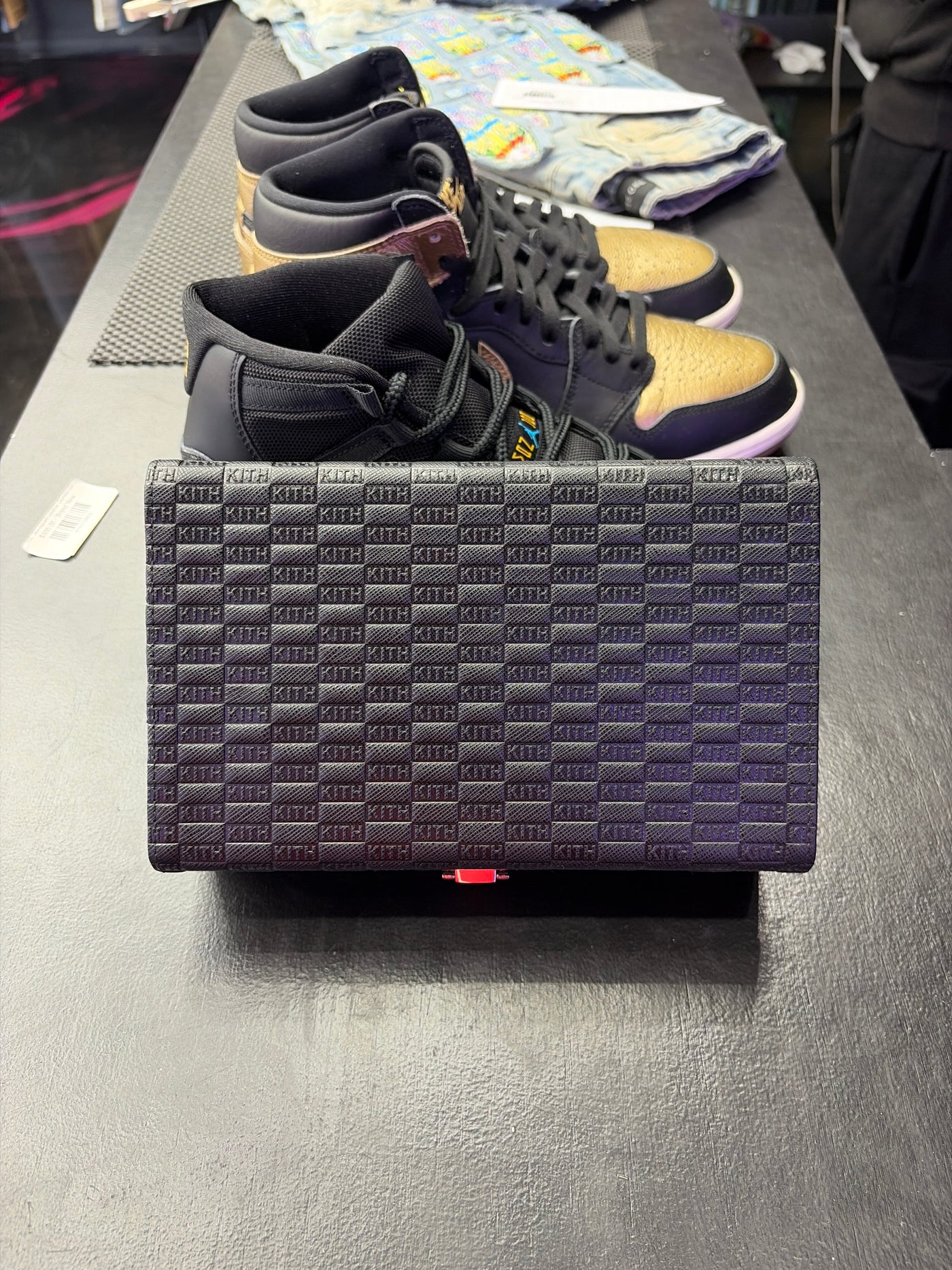 Kith Monogram Leather Domino Set