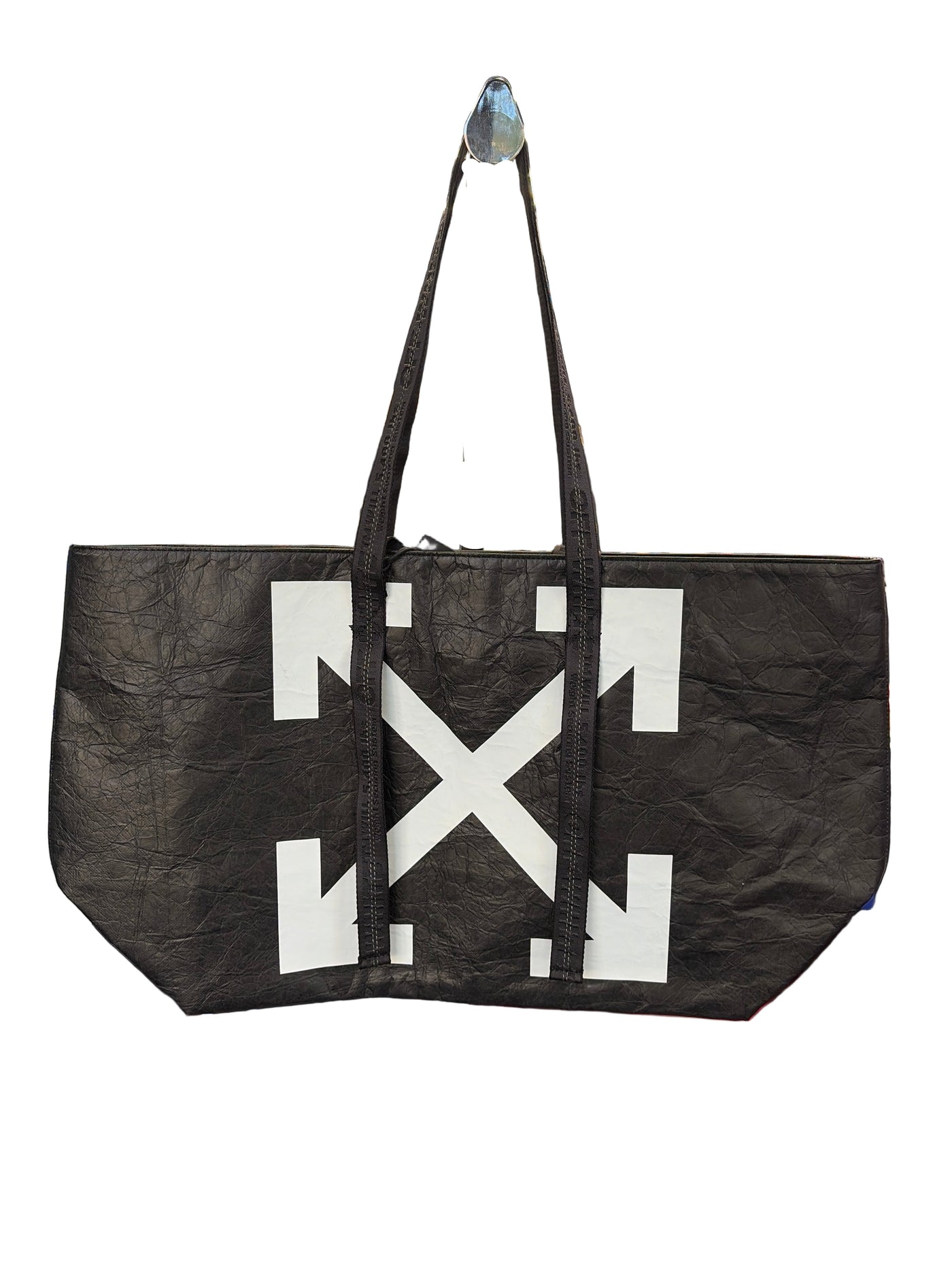 Off-White Arrows Tote Bag Black White