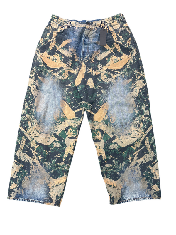 ACNE STUDIOS Blue & Brown Super Baggy Fit Jeans