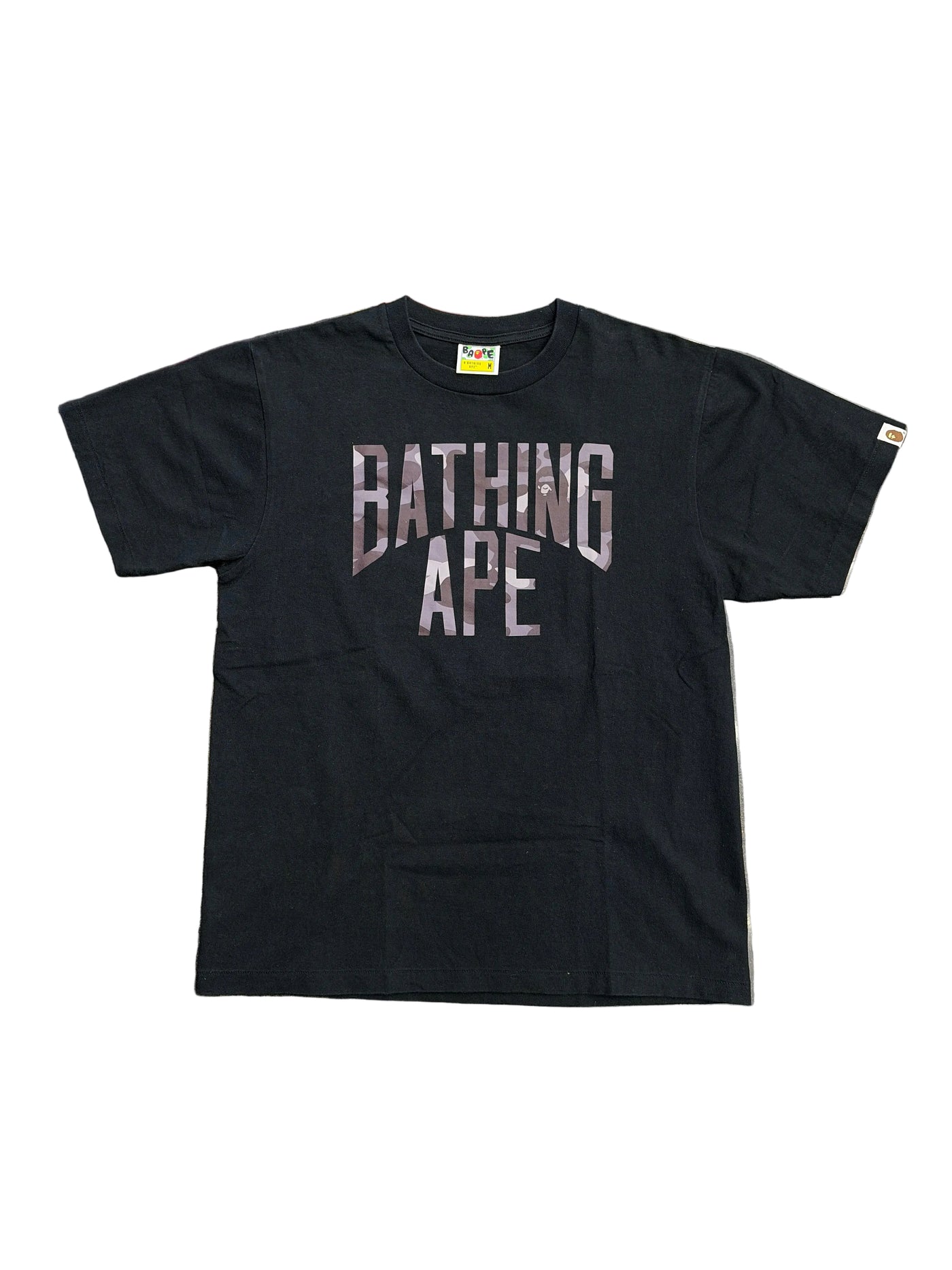 BAPE Color Camo NYC Logo Tee Black