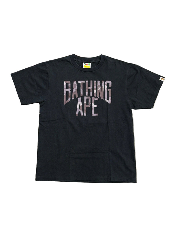BAPE Color Camo NYC Logo Tee Black