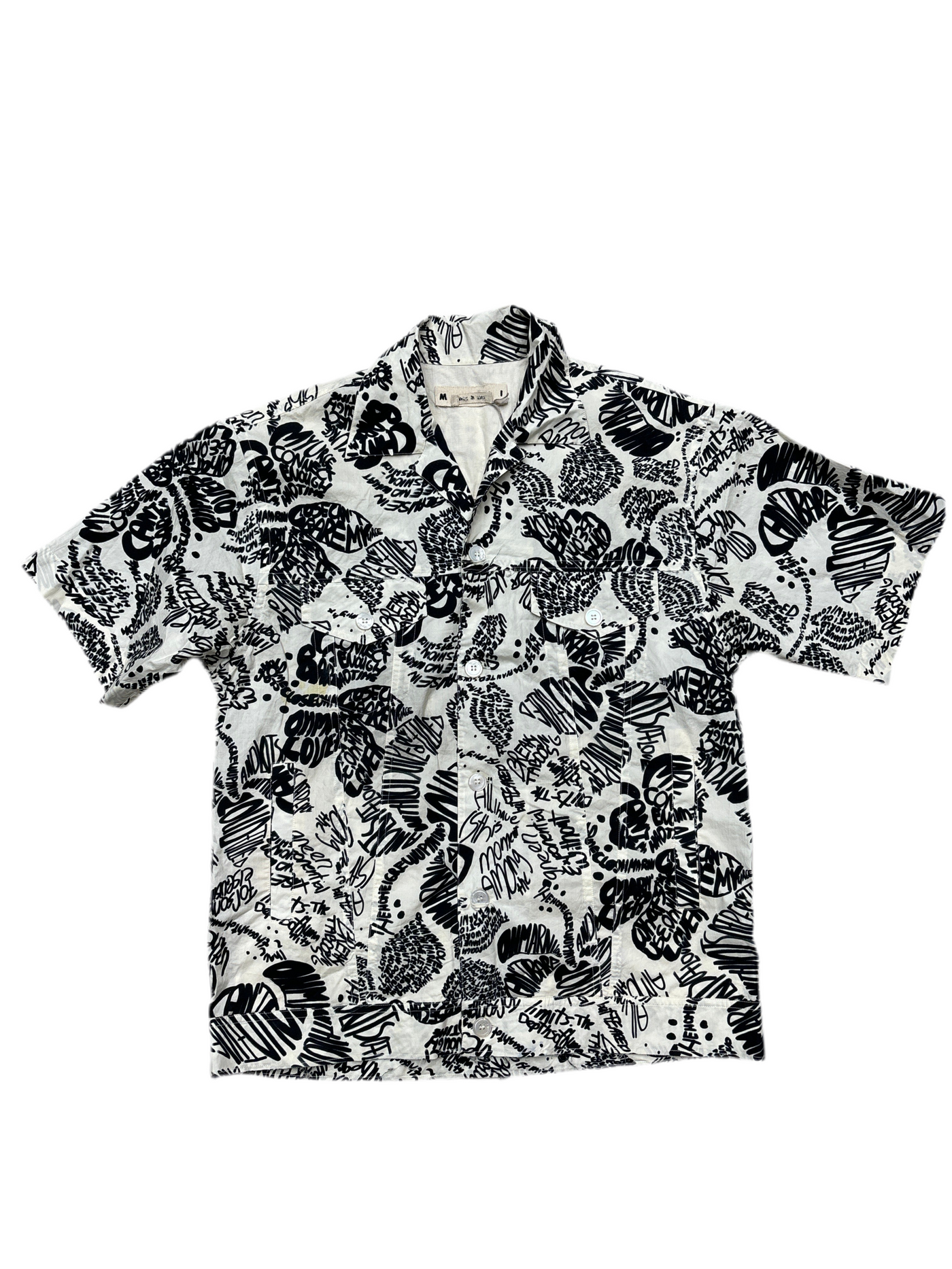 Marni Printed Cotton Button Up Shirt
