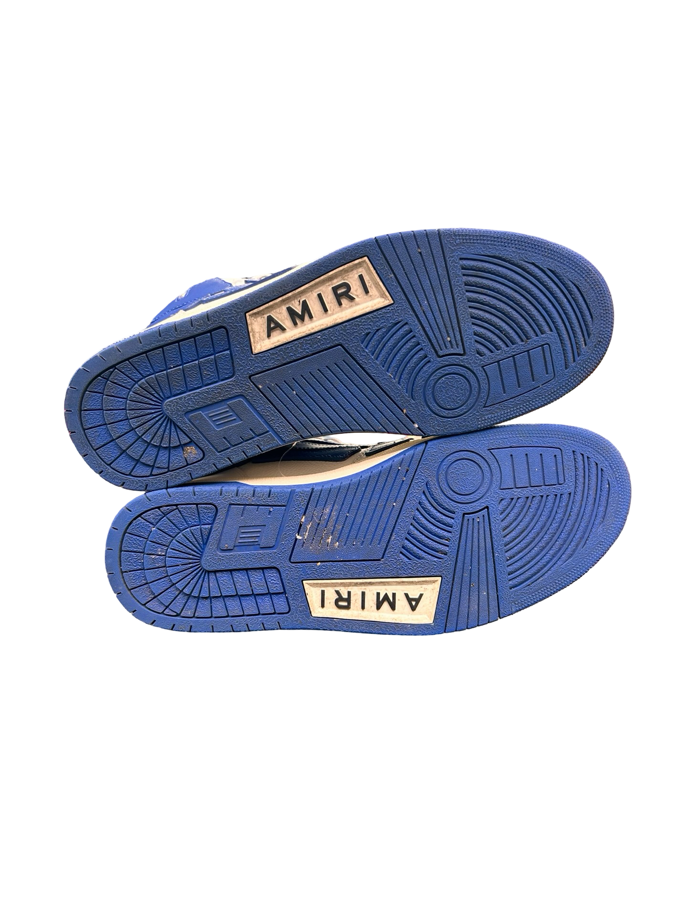 Amiri Skel High Top White Blue
