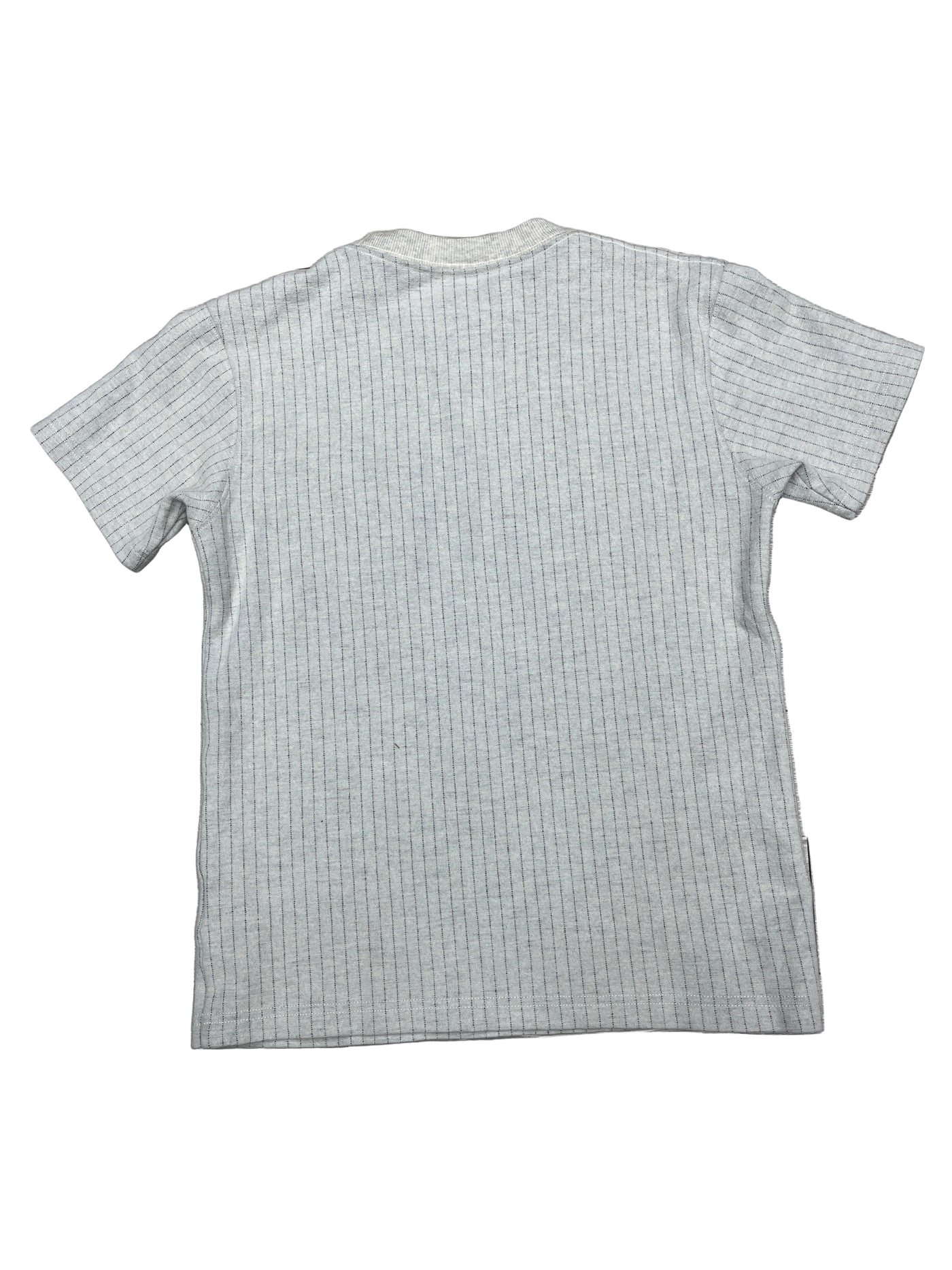 Dior Grey Pinstripe Atelier Embroidered T-Shirt
