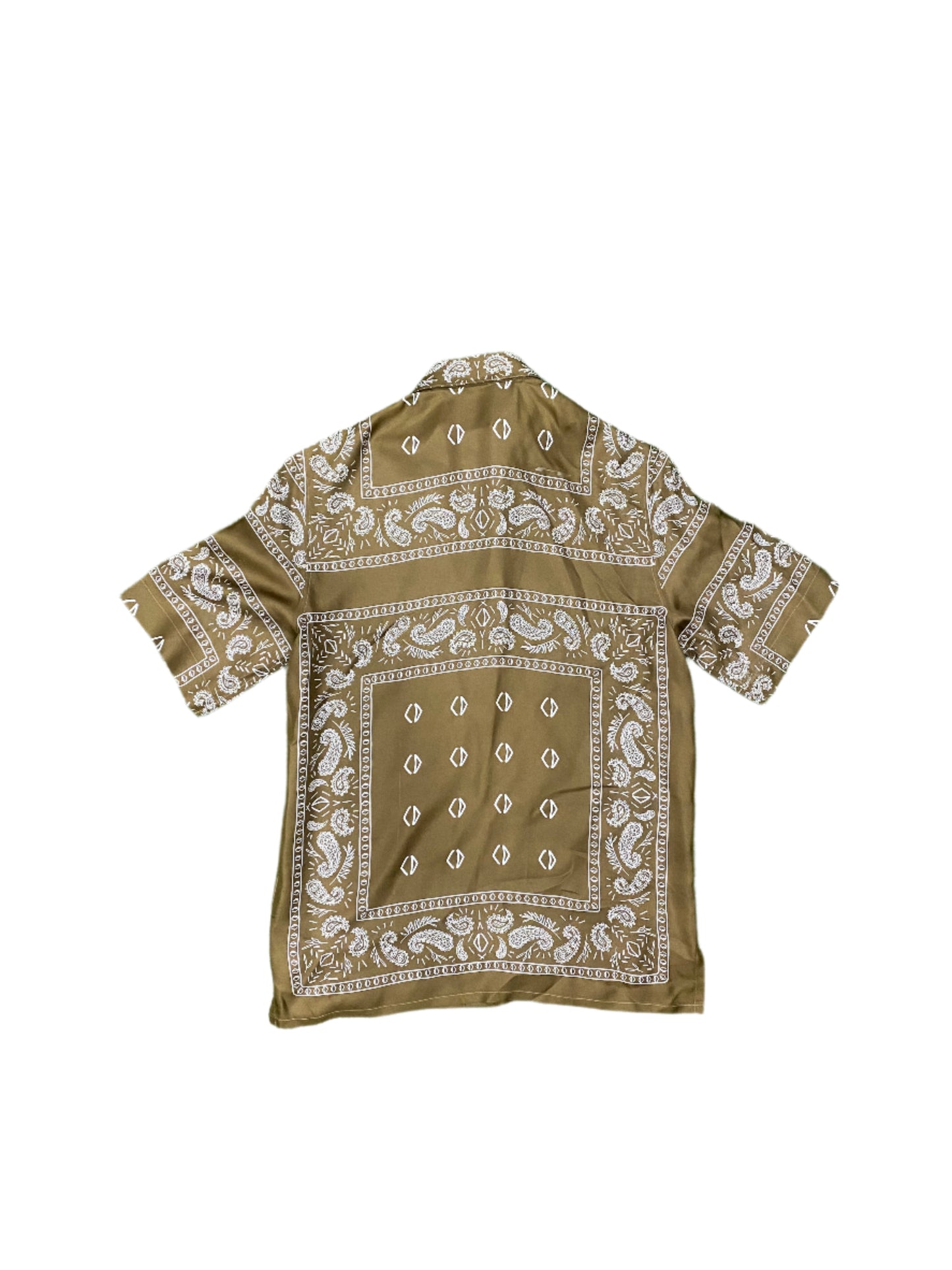 Dior Homme Bandana Motif Shirt Brown