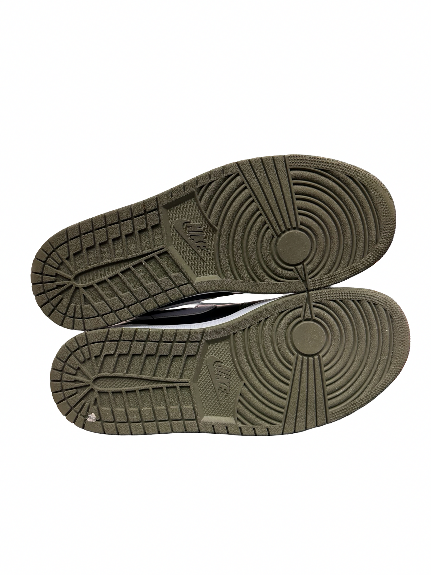 Nike Air Jordan 1 Mid Black White Olive
