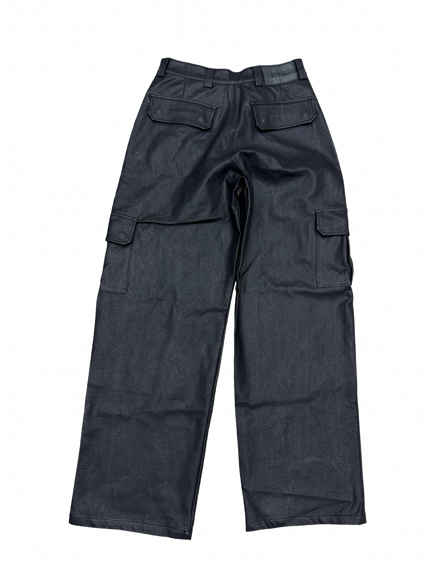 RTA Ryan Faux Larther Wide Leg Carpenter Pants