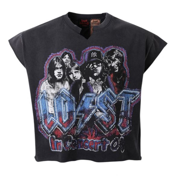 WMNS Lost Intricacy Sleeveless In Concert Tee Grey Wash