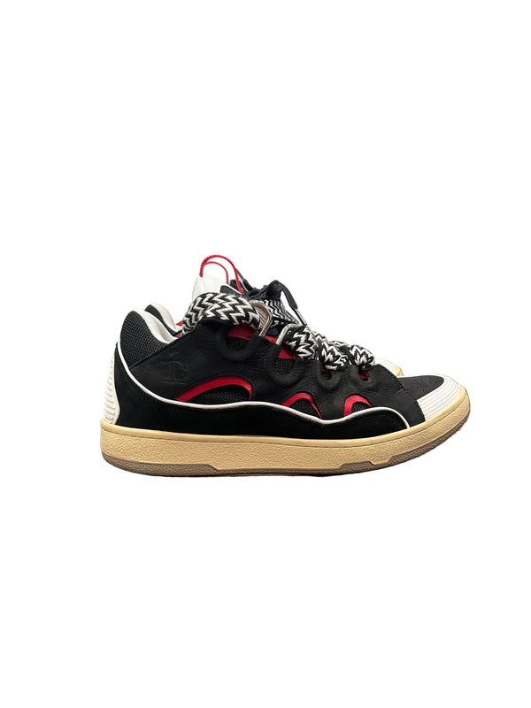 Lanvin Leather Curb Sneakers