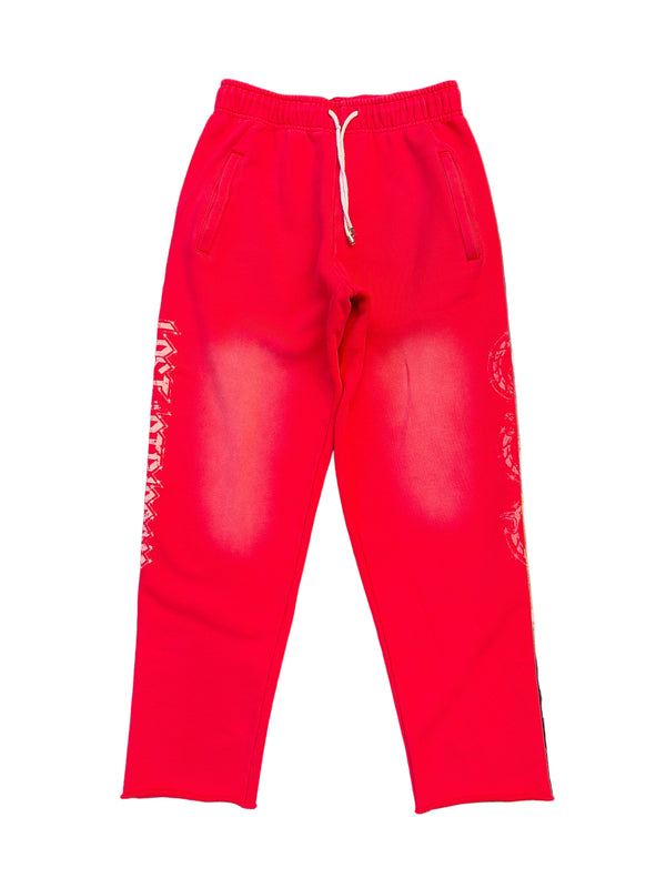 Lost Intricacy Sweatpants Red
