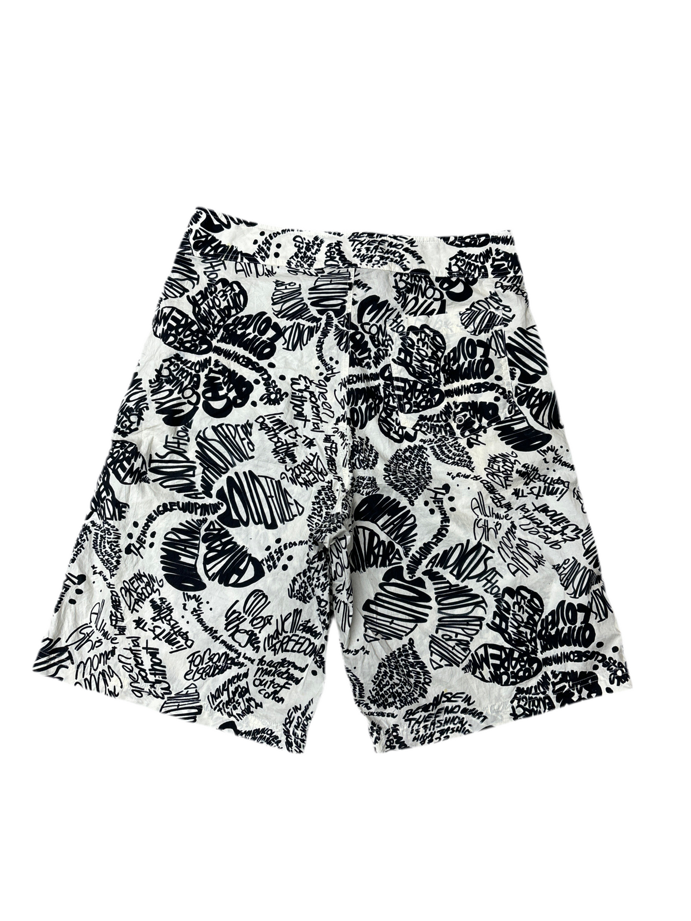 Marni Wide Leg Cotton Printed Shorts