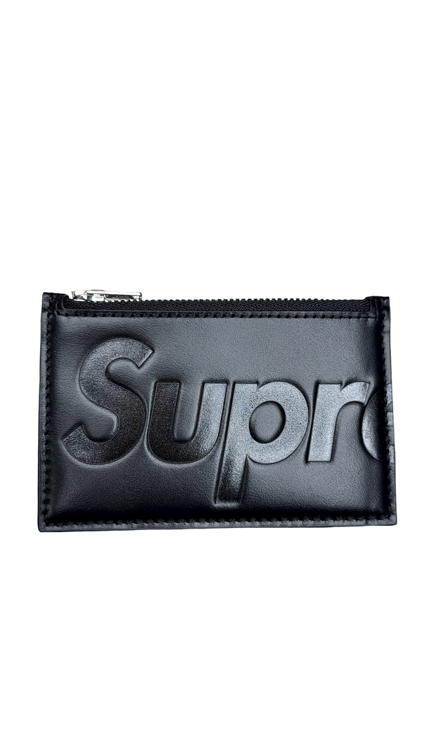 Supreme Leather Zip Card Holder
