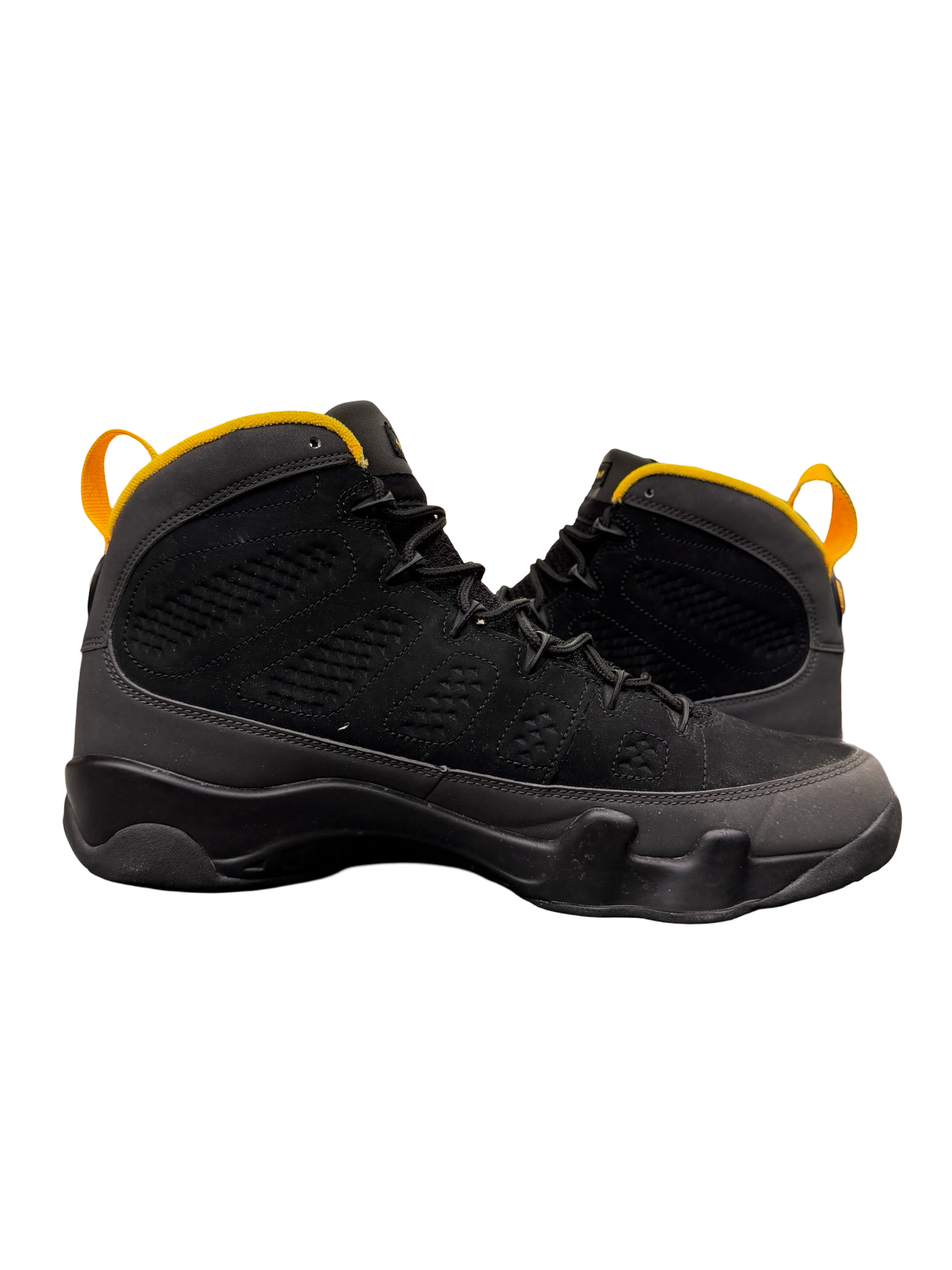 Nike Air Jordan 9 Retro Dark Charcoal University Gold