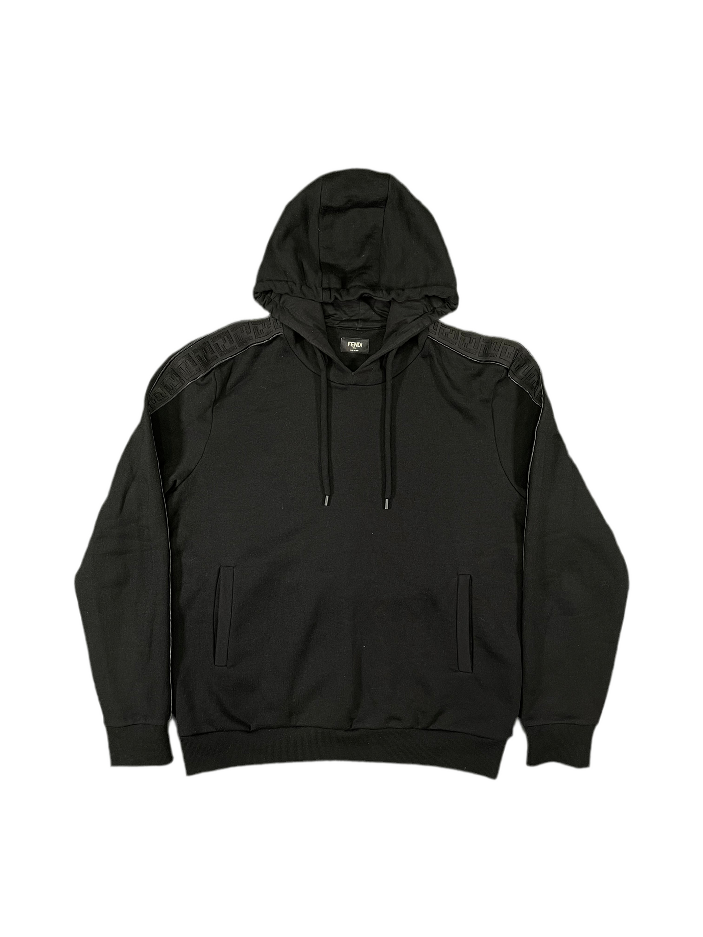 Fendi Black Forever Fendi Pullover Hoodie Black