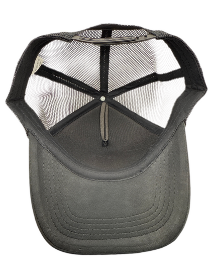 NewYrrk Black Hat w/ Orange White Crystals