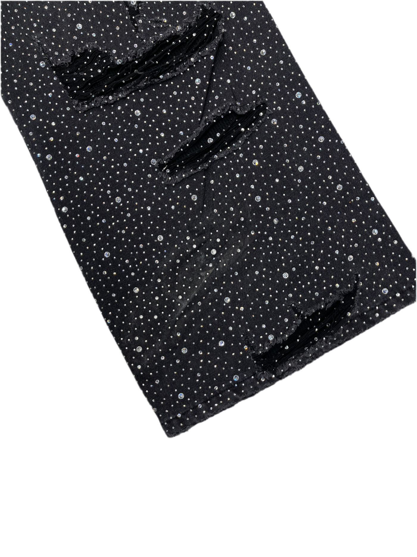 Vale Crystal Black Rain Denim