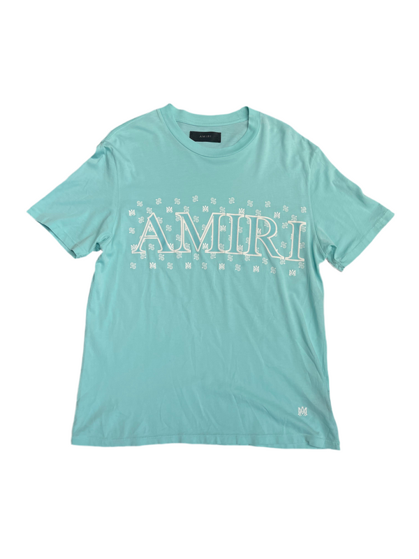 AMIRI Paisley T-Shirt Aqua
