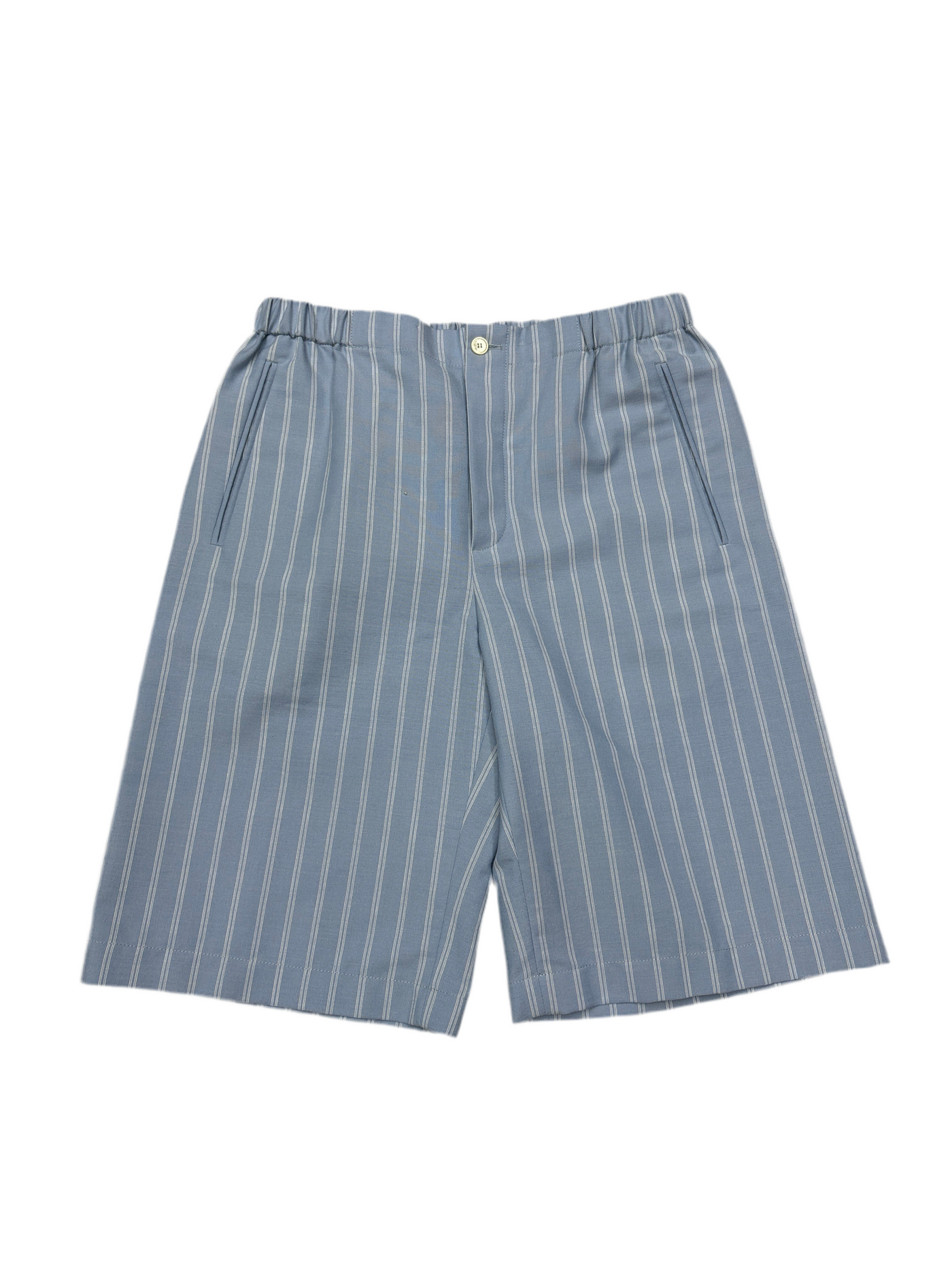 Gucci White Stripped Cotton Shorts