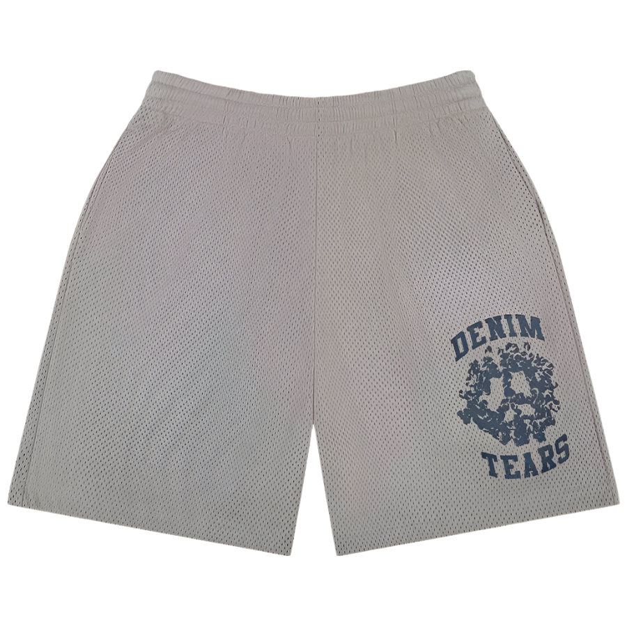 Denim Tears University Mesh Shorts Grey