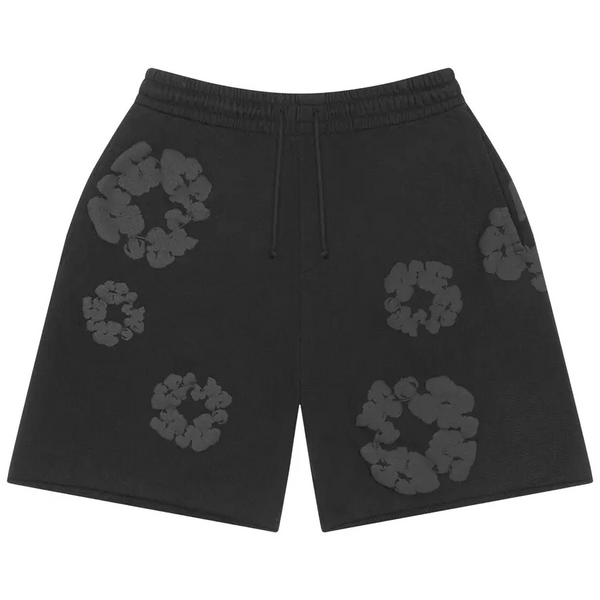 Denim Tears Mono Wreath Sweatshorts Black