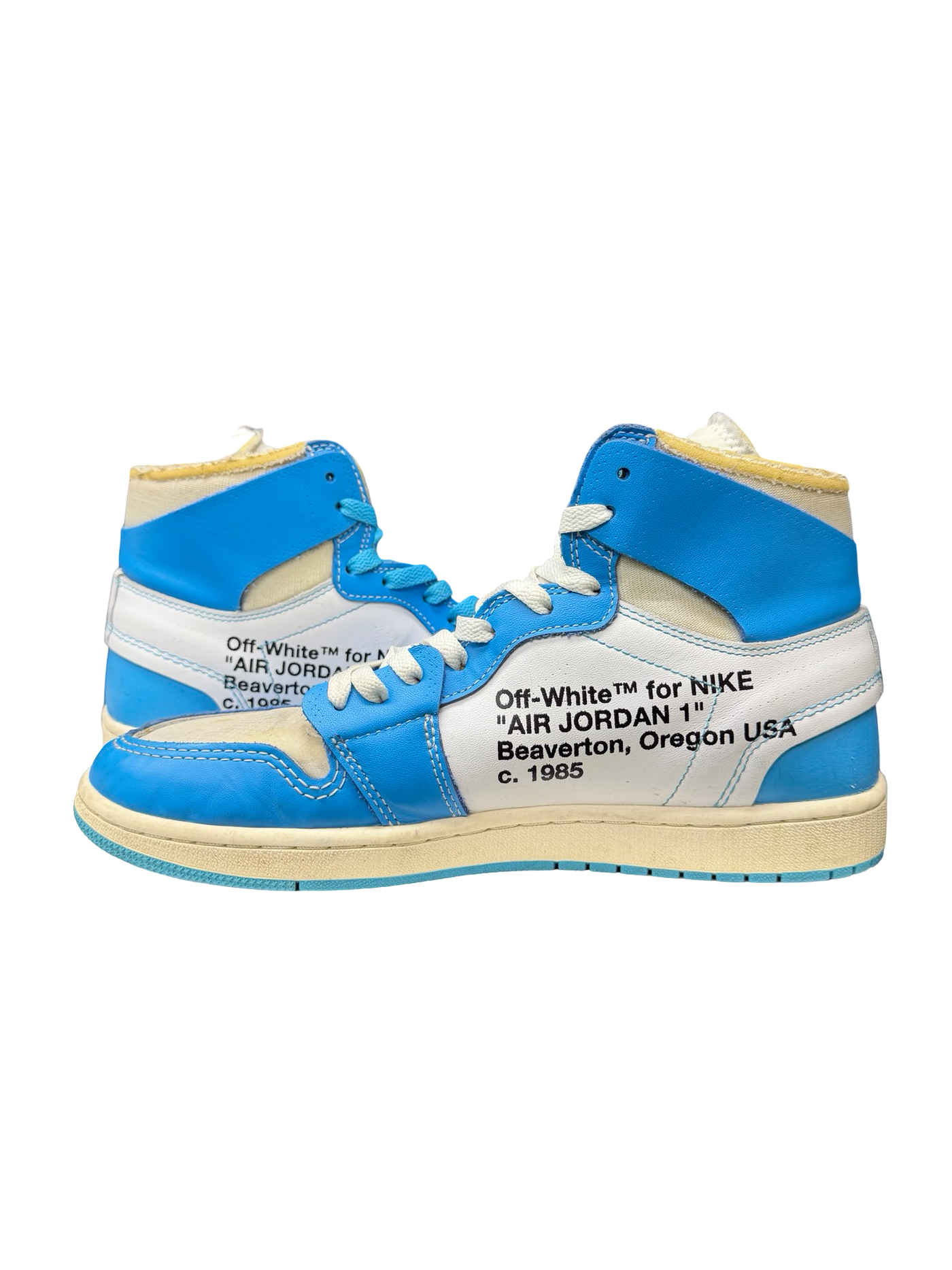 2018 Nike Air Jordan 1 Retro High OG UNC x Off-White