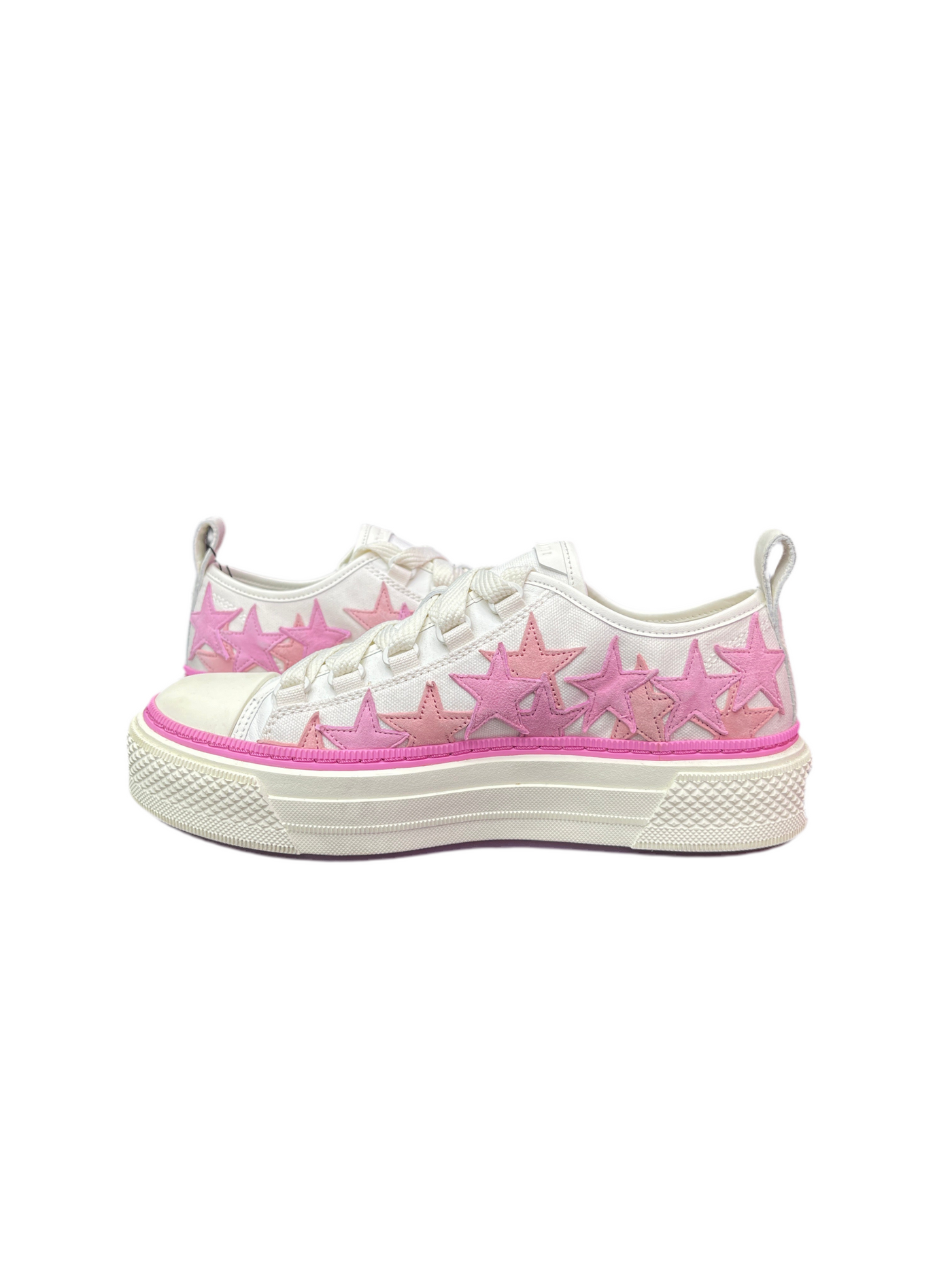 Amiri Stars Court Low White Pink