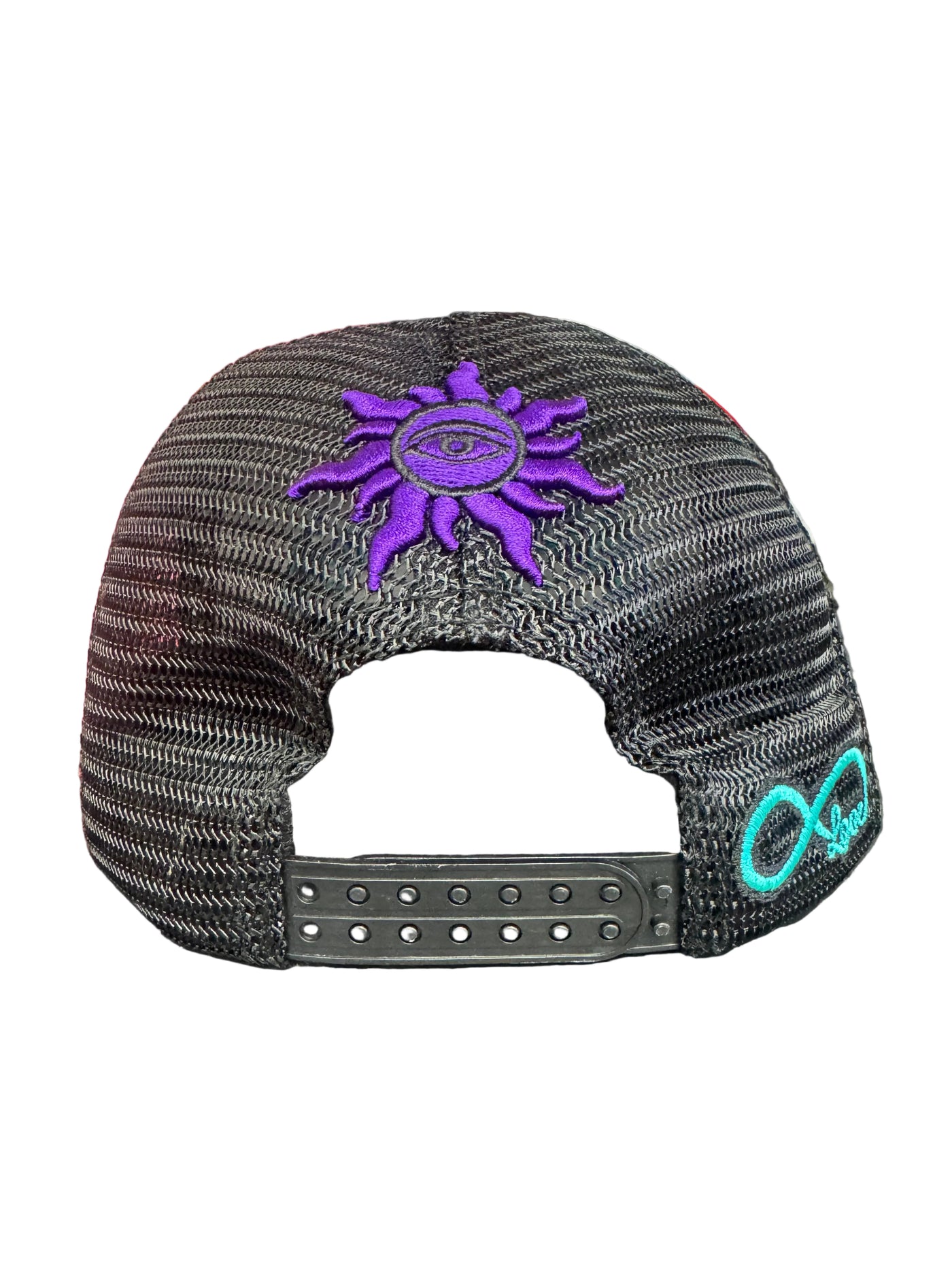 Godspeed 4Ever Black Purple Trucker Hat