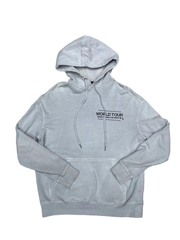Ksubi World Tour Paste Up Biggie Moon Hoodie in grey