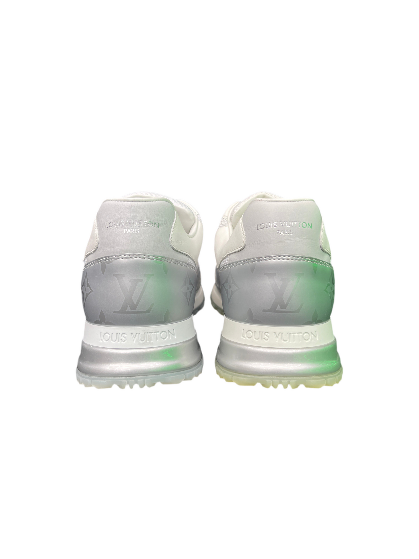 LV Run Away Monogram Silver White