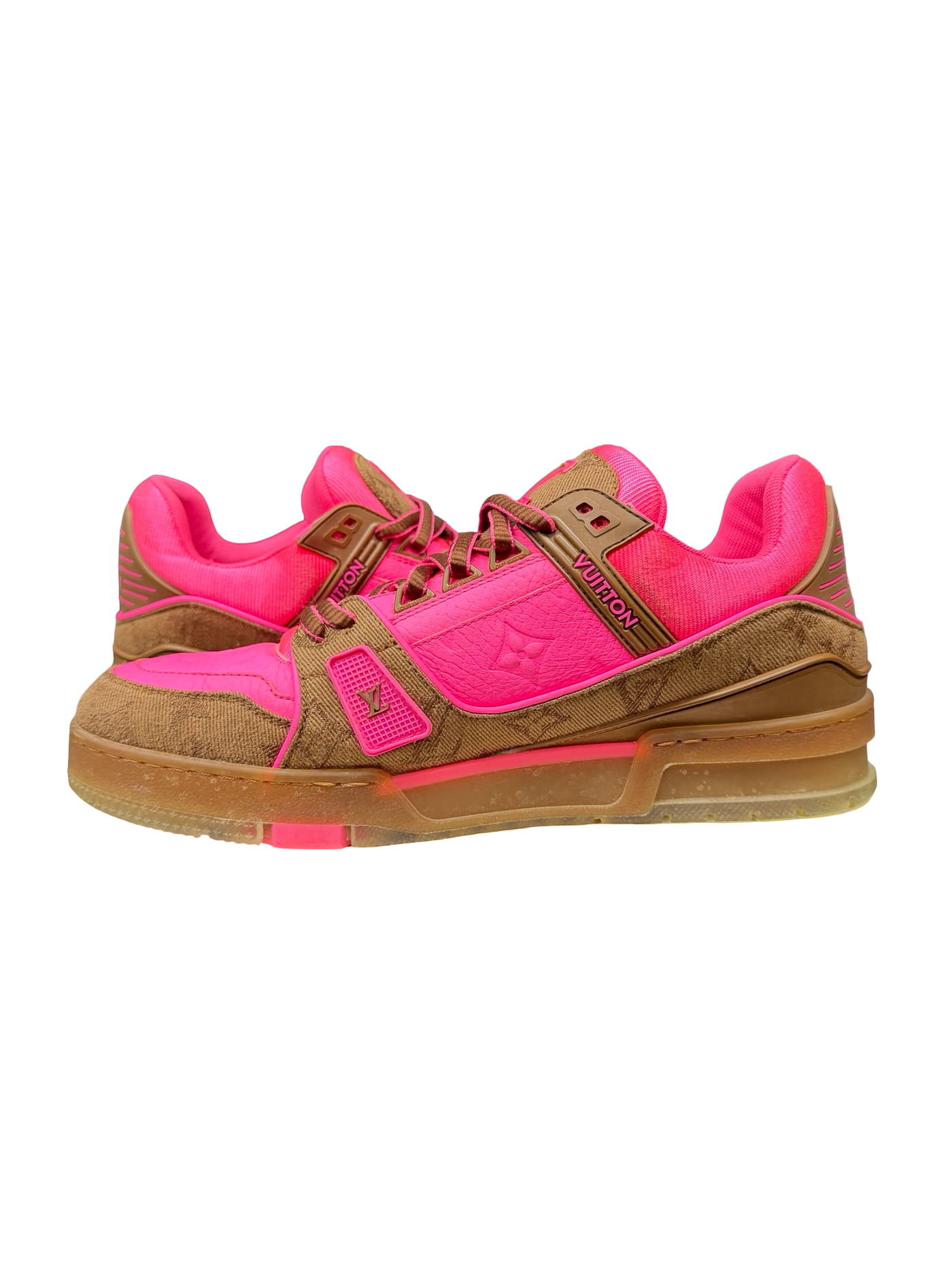 LV Trainer Pink Brown