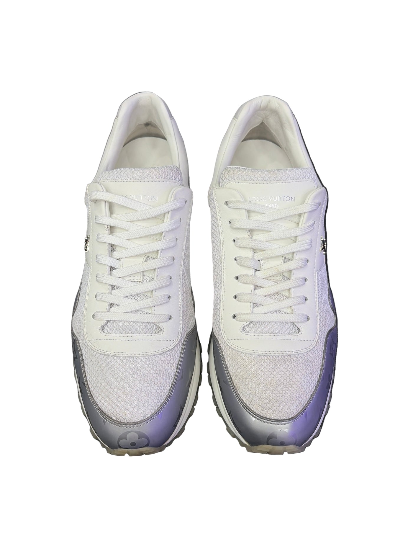 LV Run Away Sneaker White Silver